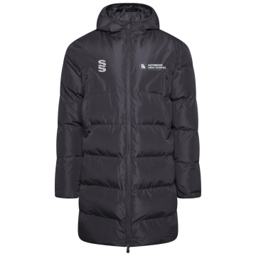 Active Long Padded Jacket - Black - Unisex Fit