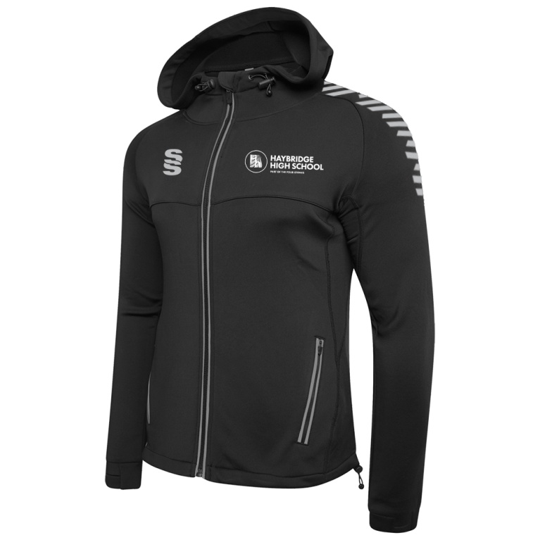 Dual Full Zip Hoody - Black - Women's Fit
