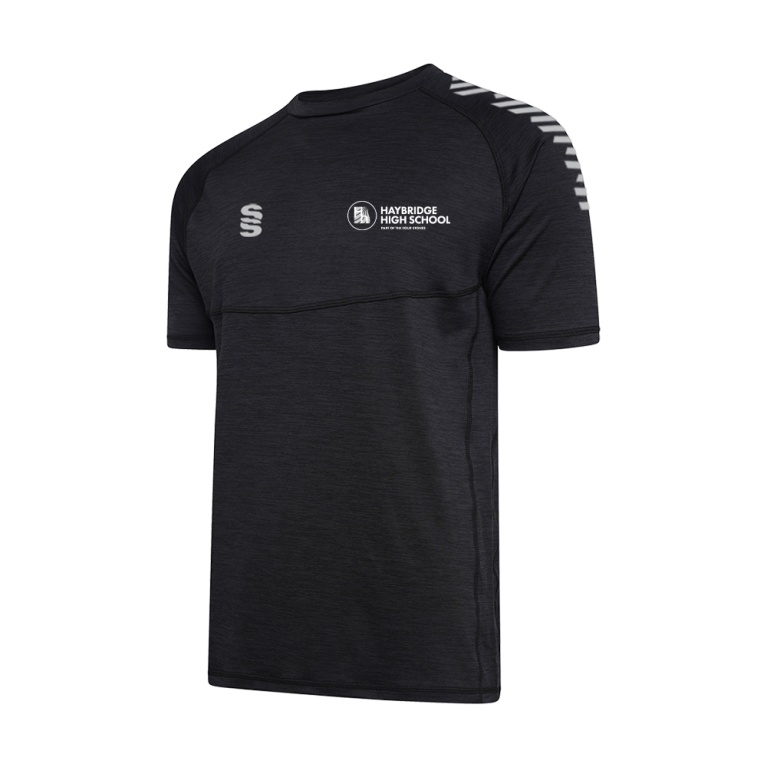 Dual Gym T-shirt - Black - Unisex Fit