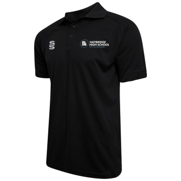 Dual Solid Colour Polo - Black - Men's/Unisex Fit