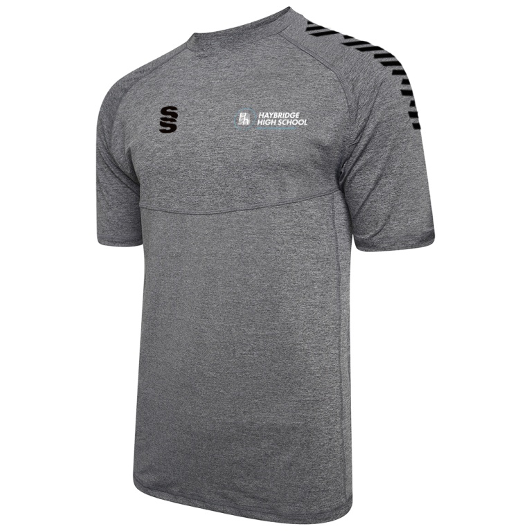 Dual Gym T-shirt - Grey Melange - Unisex Fit