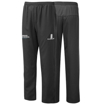Poplin Track Pant - Black - Men's Fit