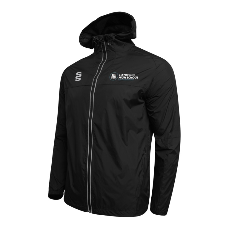 Dual Full Zip Training Jacket - Black - Unisex Fit