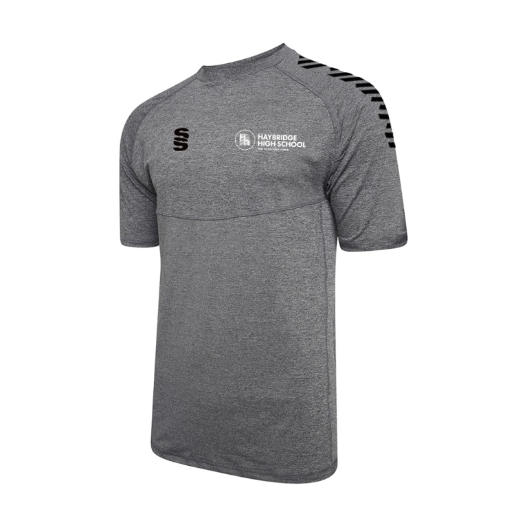Dual Gym T-shirt - Grey Melange - Unisex Fit